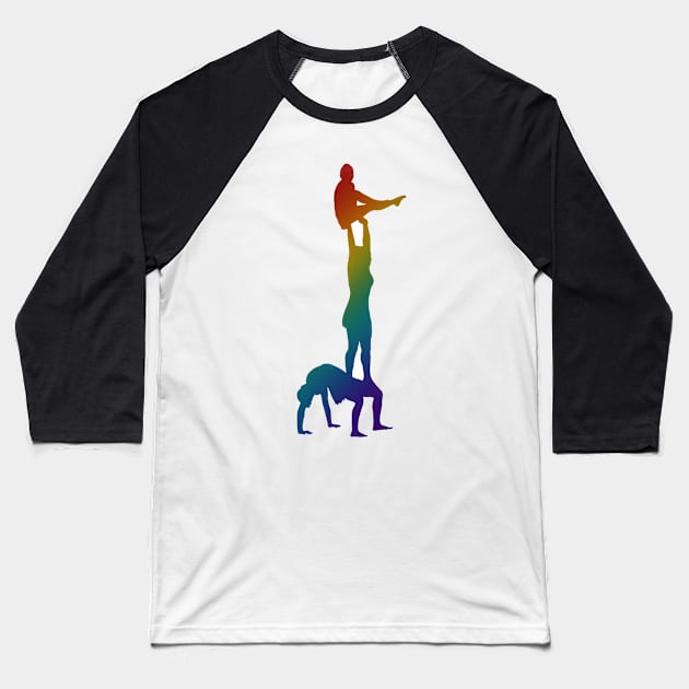 A women’s trio doing column Baseball T-Shirt by artsyreader